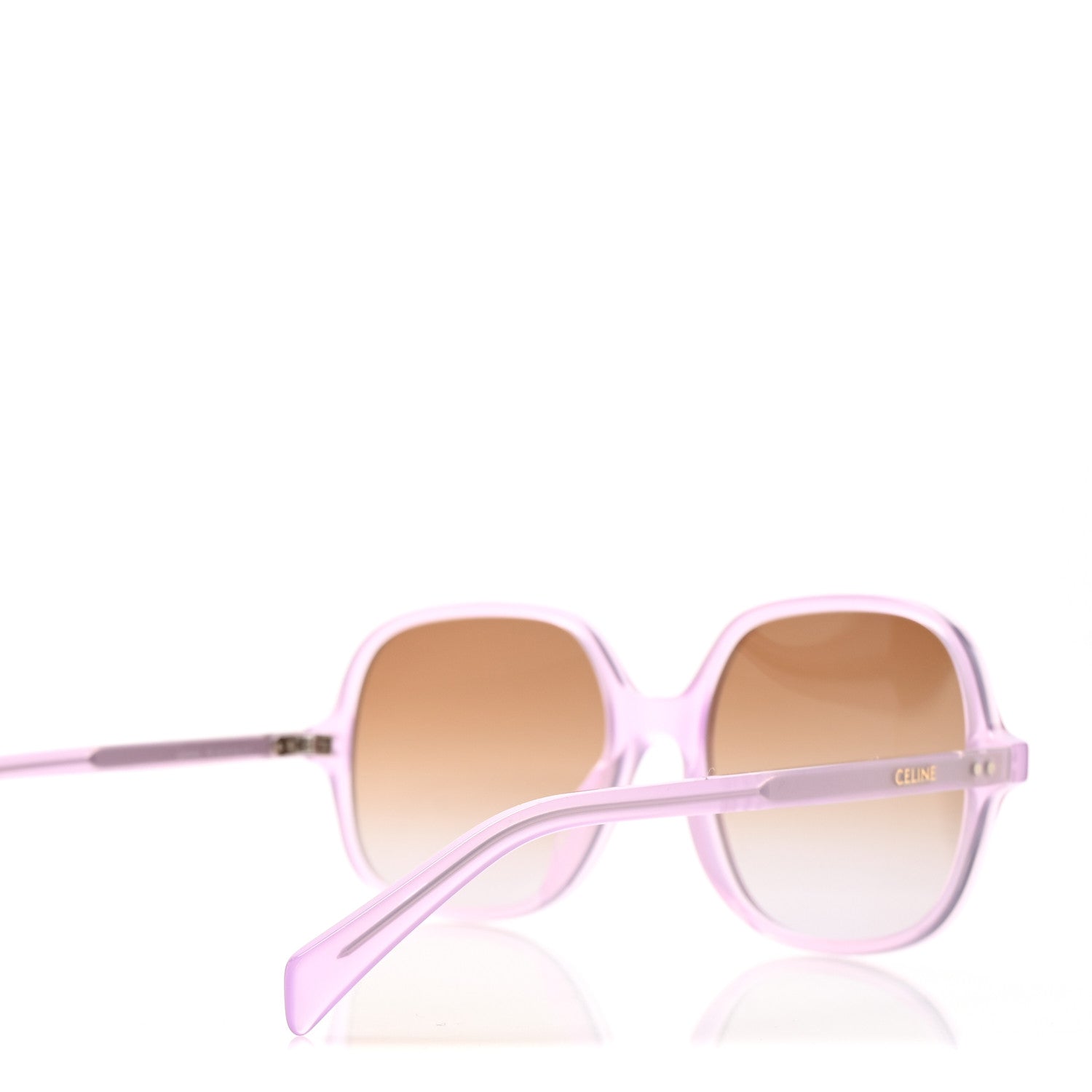 Celine Acetate Square Sunglasses CL40244U Purple 4 of 7
