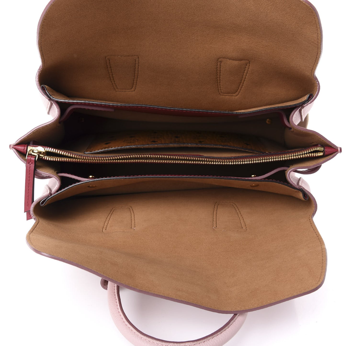 Grained Calfskin Medium Milla Tote Pale Mauve