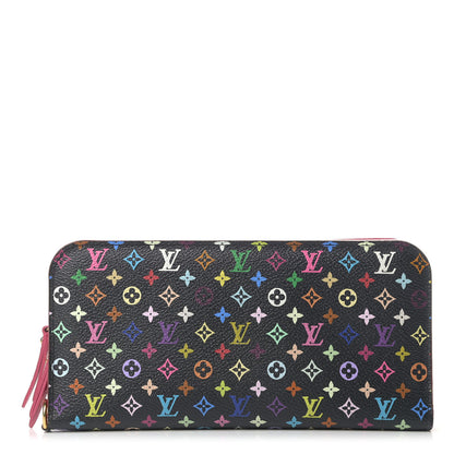 Louis Vuitton Monogram Multicolor Insolite Wallet Black Grenade 1 of 4
