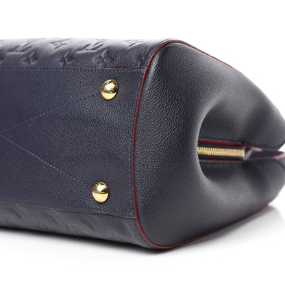 Louis Vuitton Empreinte Montaigne MM Marine Rouge 7 of 10