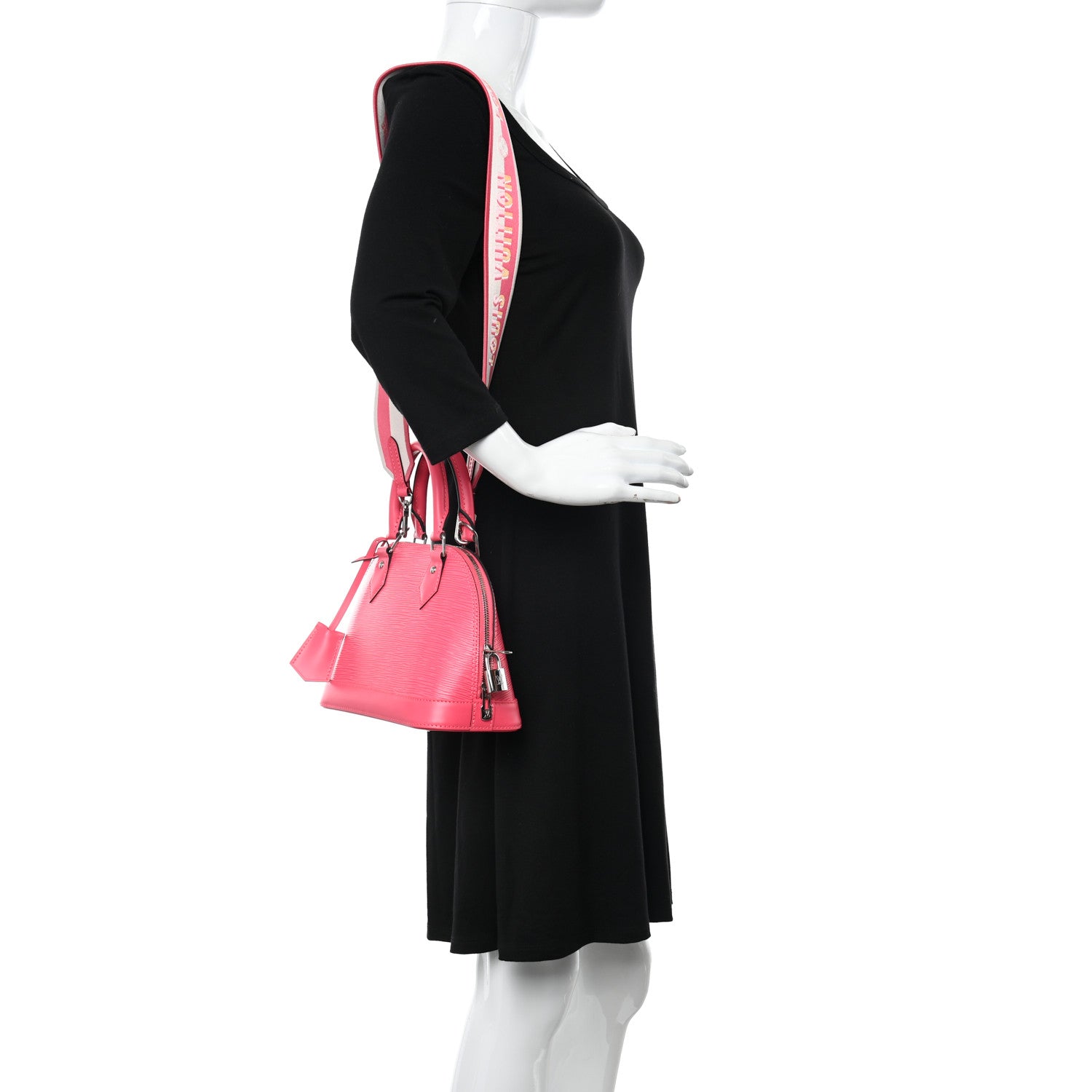 Louis Vuitton Epi Jacquard Alma BB Dragon Fruit 2 of 10
