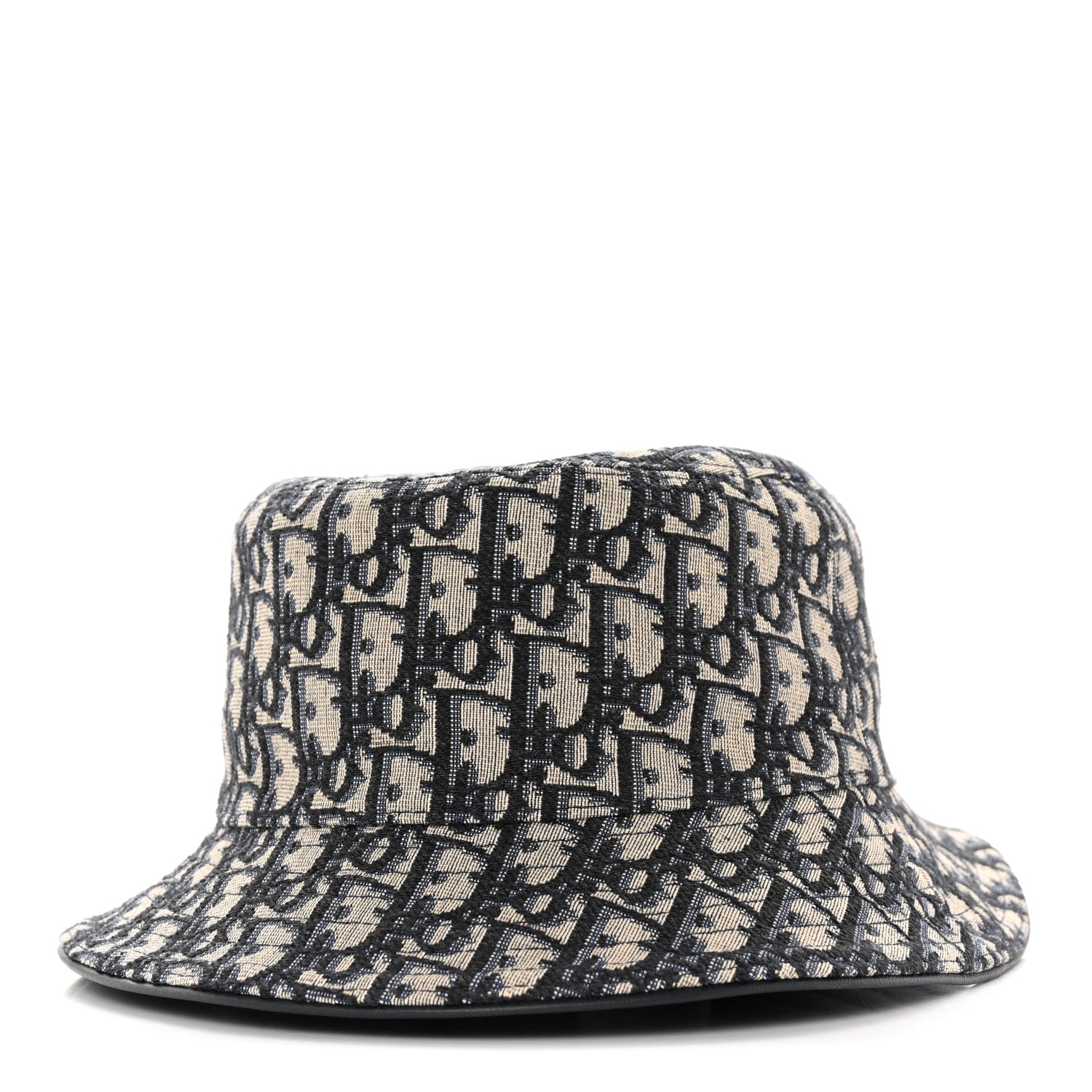 Christian Dior Oblique Jacquard Bucket Hat L Blue 1 of 9