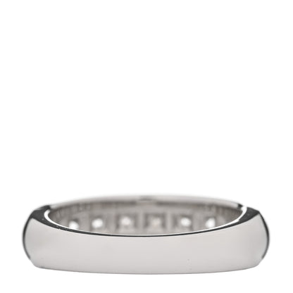 Tiffany Platinum Diamond Princess Lucida Half Circle Wedding Band Ring 50 5.5 3 of 6