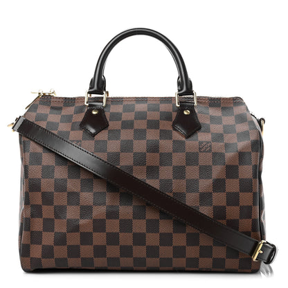 Louis Vuitton Damier Ebene Speedy Bandouliere 30 1 of 12