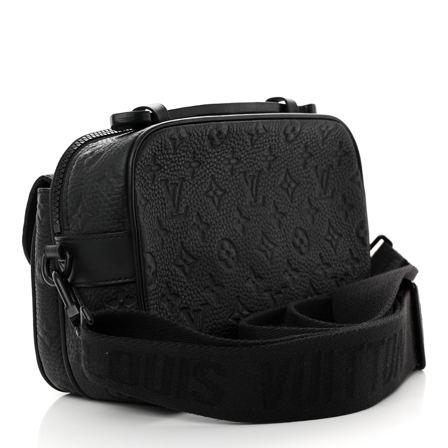 Louis Vuitton Taurillon Monogram S Lock Messenger Black 3 of 10