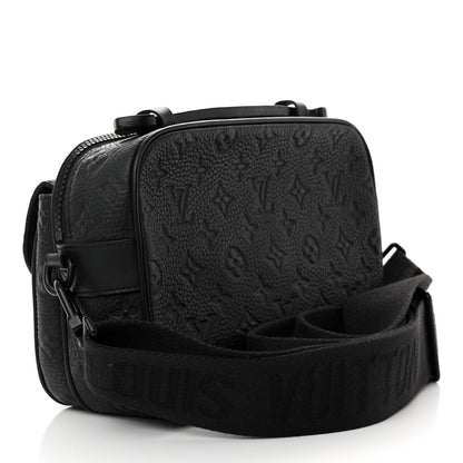 Louis Vuitton Taurillon Monogram S Lock Messenger Black 3 of 10