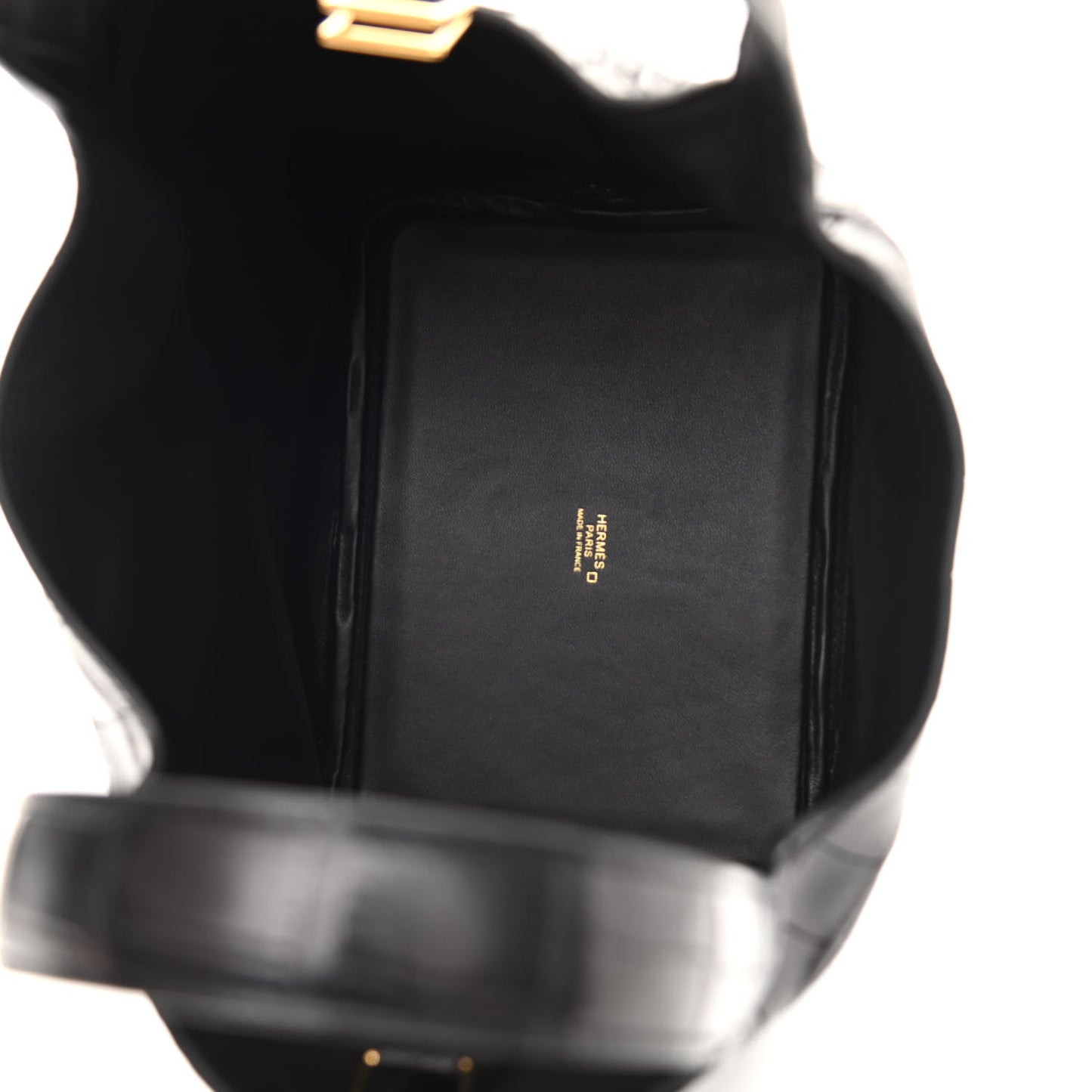 Matte Alligator Picotin Lock 18 Black