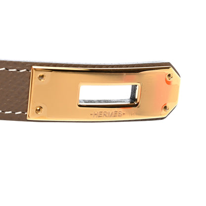 Hermes Epsom Kelly Belt Etoupe 4 of 4