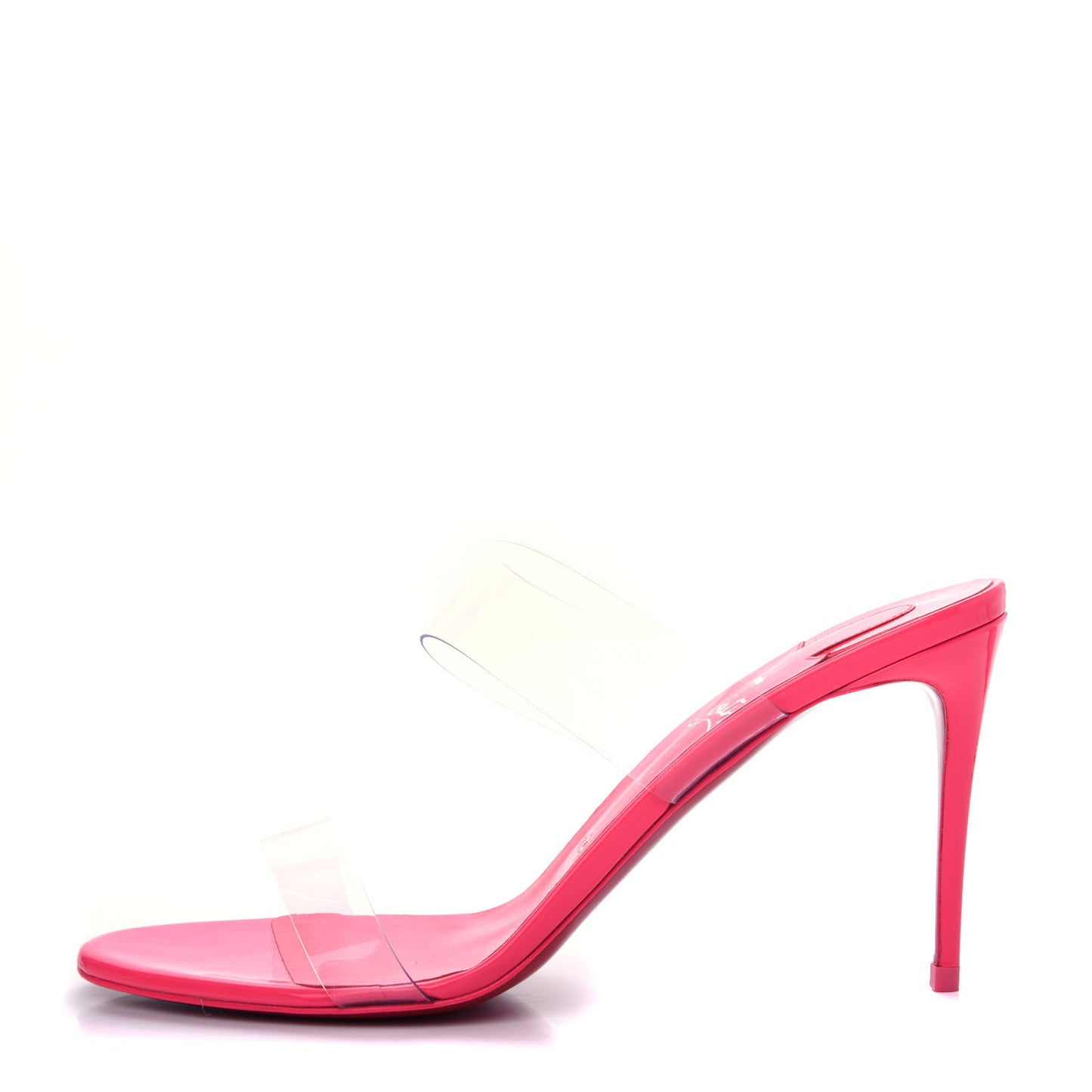 Patent PVC Just Nothing 85 Slide Sandals 40 Magnifique