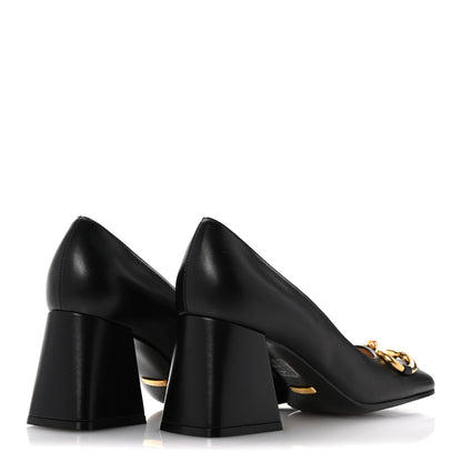 Gucci Malaga Kid Horsebit 75mm Pumps 36 Black 5 of 10