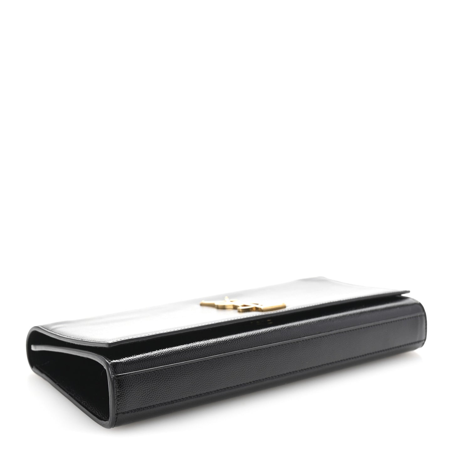 Patent Grain De Poudre Monogram Cassandre Clutch Black