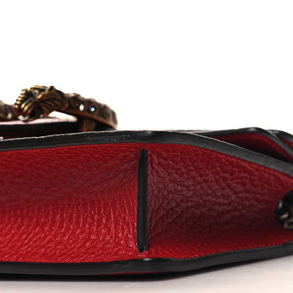 Gucci Calfskin Super Mini Dionysus Shoulder Bag Hibiscus Red 10 of 11