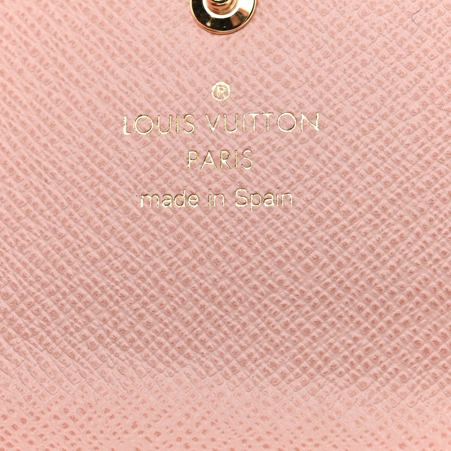 Louis Vuitton Damier Ebene Rosalie Coin Purse Rose Ballerine 5 of 7