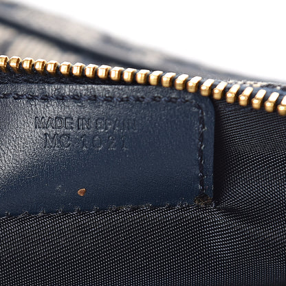 Christian Dior Monogram Mini Saddle Pochette Navy 7 of 12