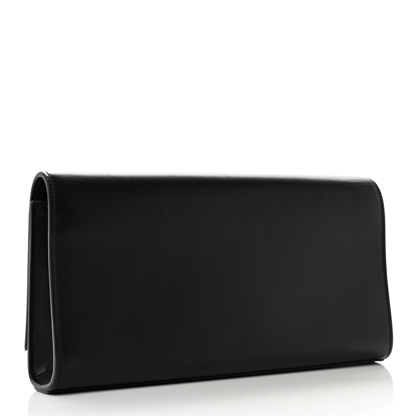 Calfskin Classic Monogram Tassel Clutch Black