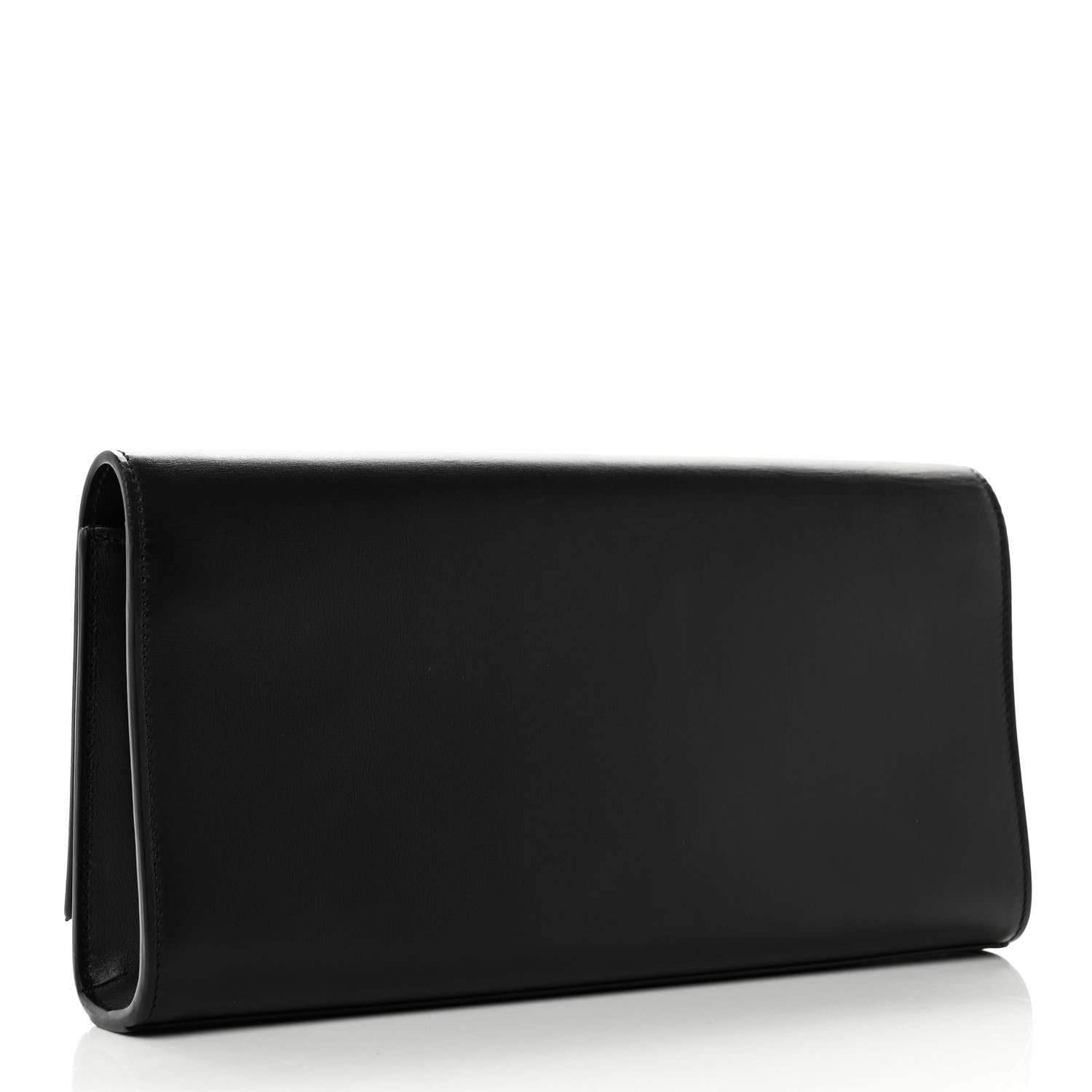 Saint Laurent Calfskin Classic Monogram Tassel Clutch Black 3 of 7