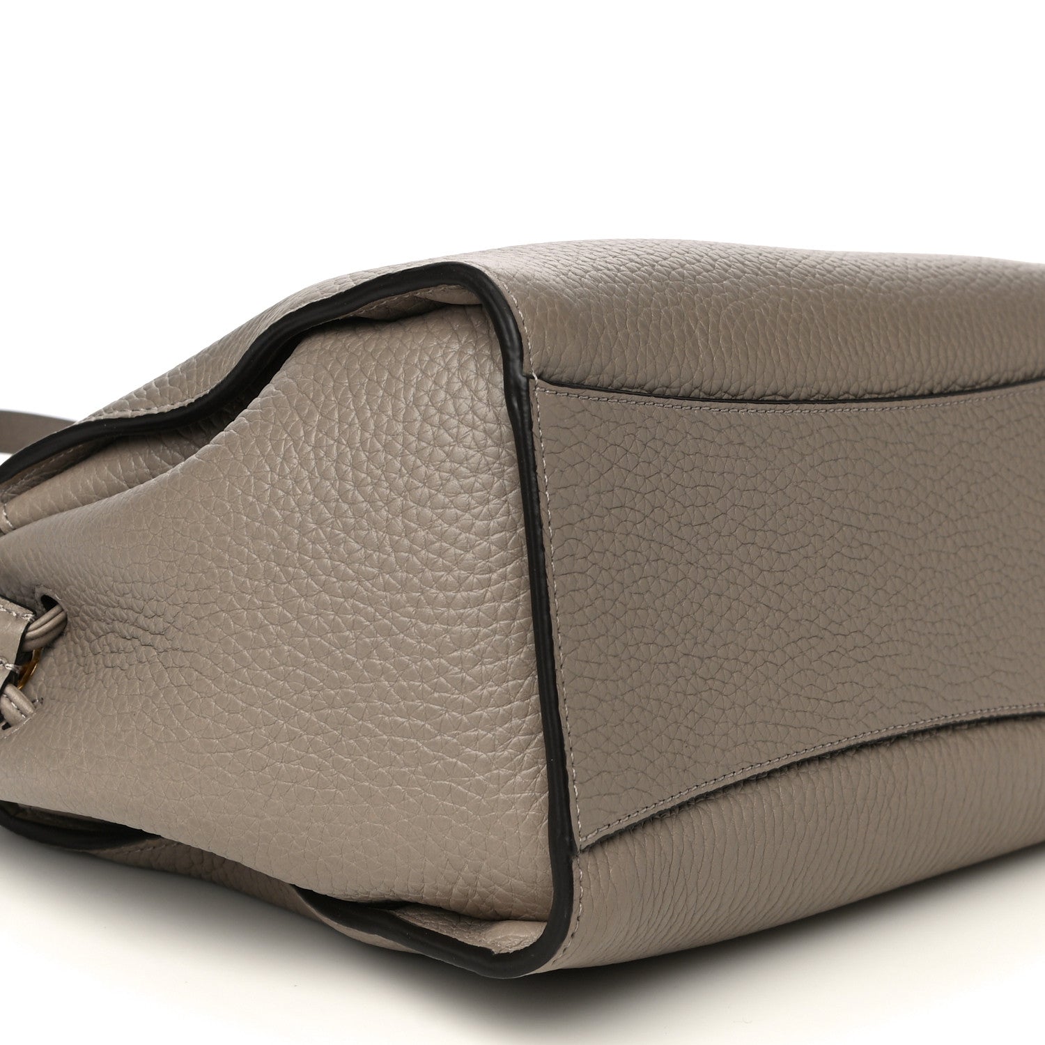Mulberry Heavy Grain Small Iris Tote Solid Grey 7 of 9