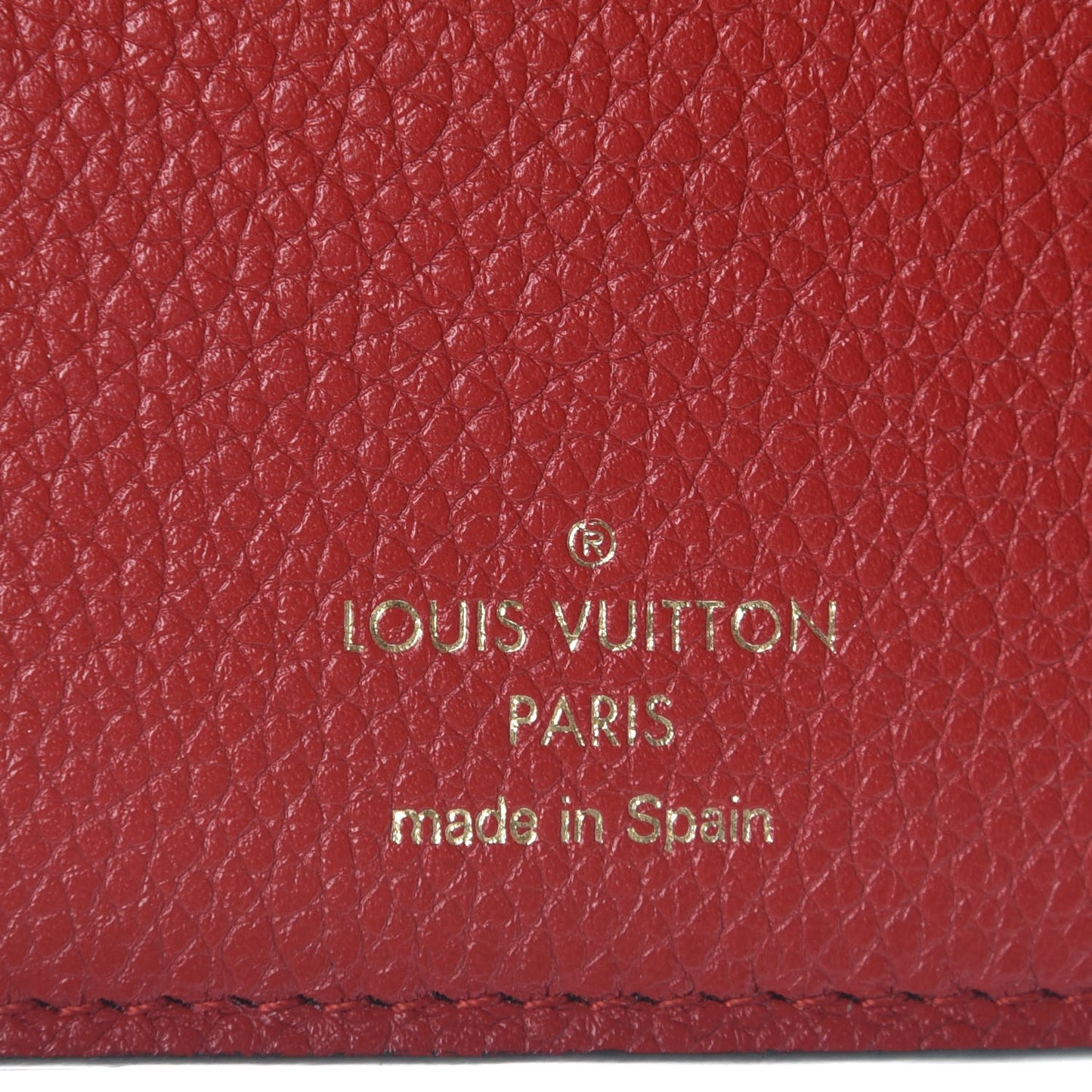 Monogram Pallas Compact Wallet Cherry