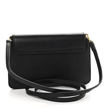 Chloe Smooth Calfskin Drew Bijou Clutch Black 3 of 10