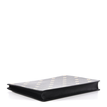 Gucci Grained Calfskin Bee Star Messenger Black 4 of 10