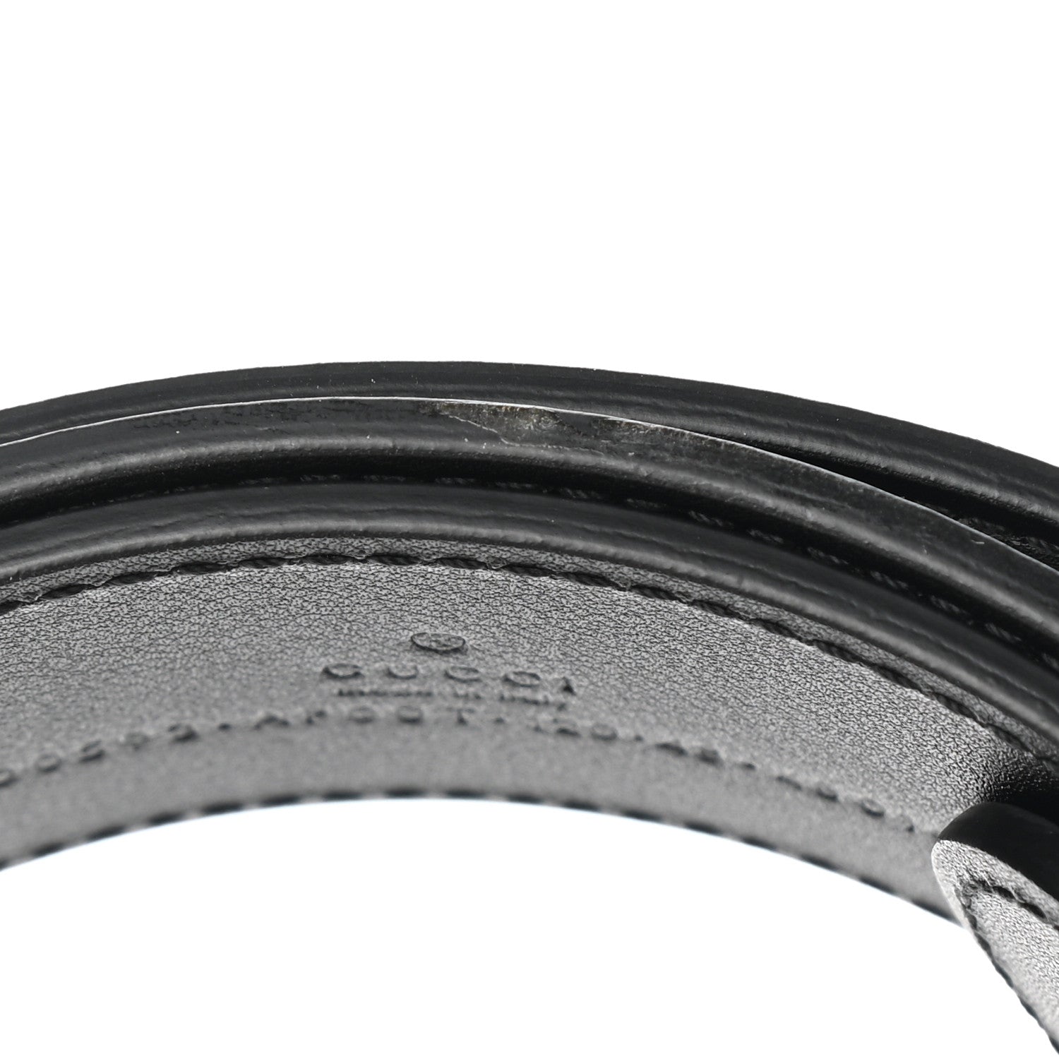 Gucci Calfskin Double G 40mm Belt 120 48 Black 7 of 7