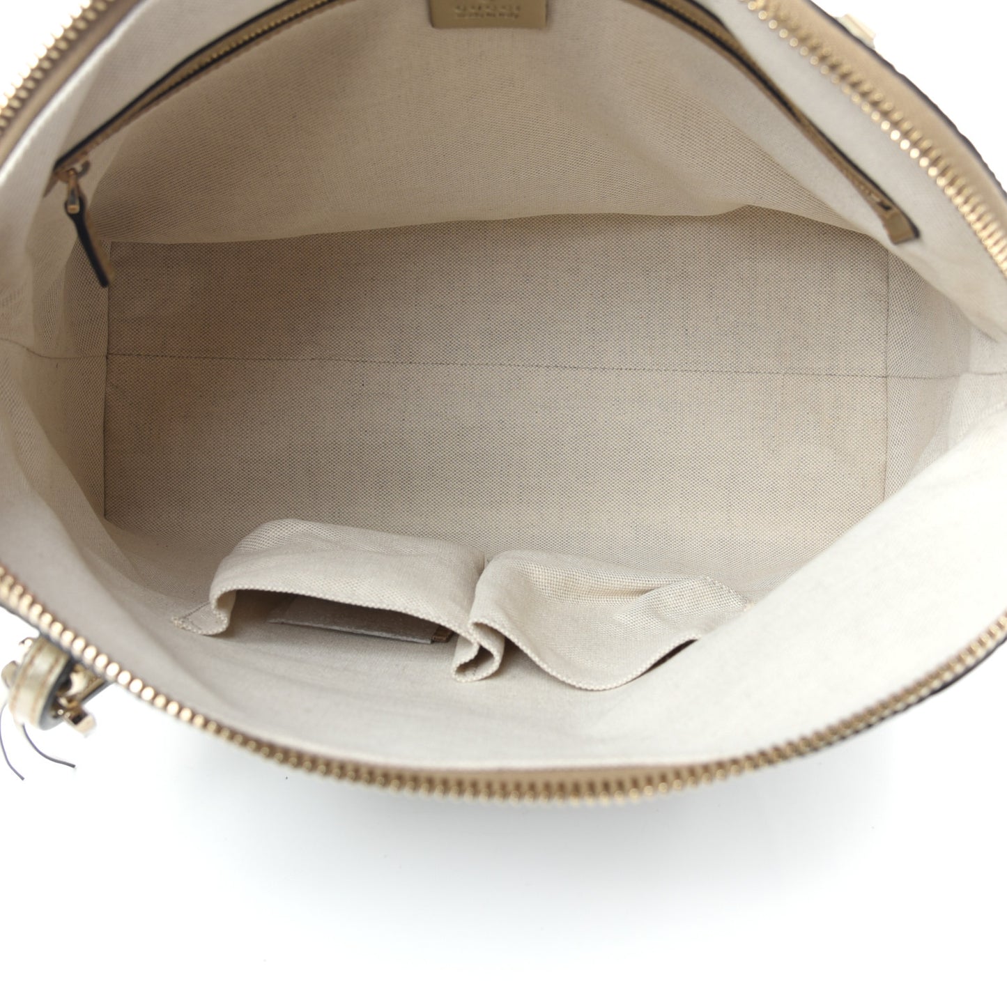 Metallic Guccissima Medium Bree Shoulder Bag Gold