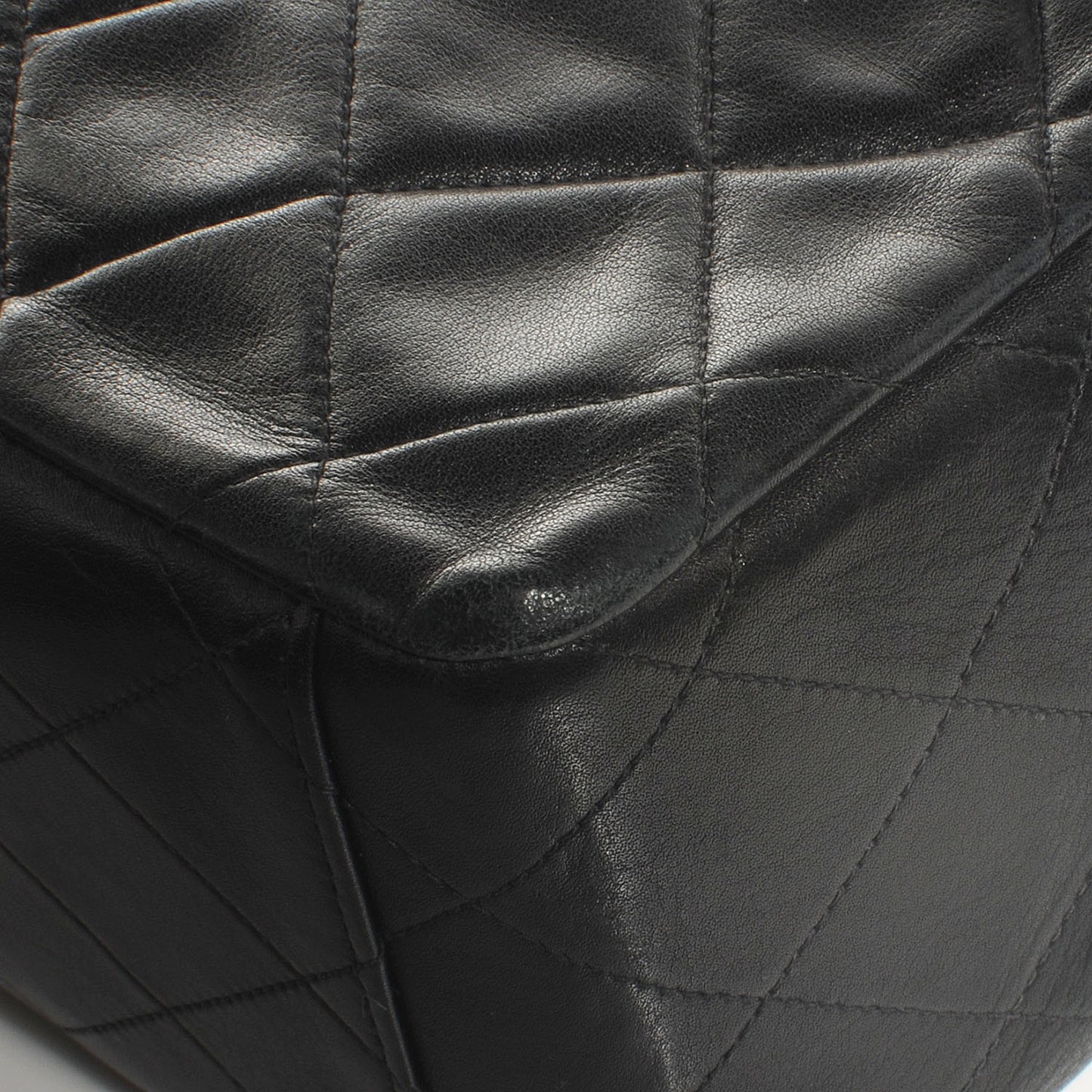 Lambskin XL Jumbo Flap Black