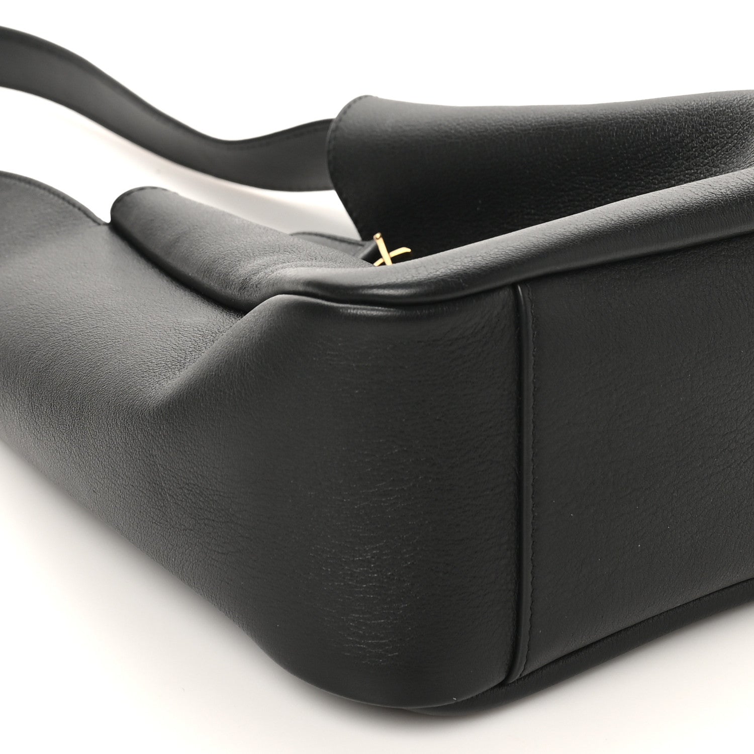 Saint Laurent Smooth Calfskin Small Le 5 A 7 Soft Hobo Black 8 of 10