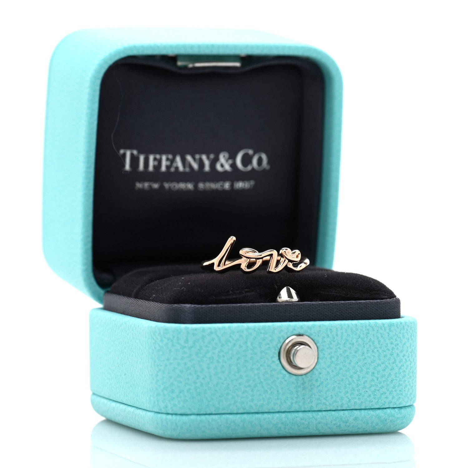 Tiffany 18K Rose Gold Mini Paloma's Graffiti Love Ring 48 4.5 5 of 5