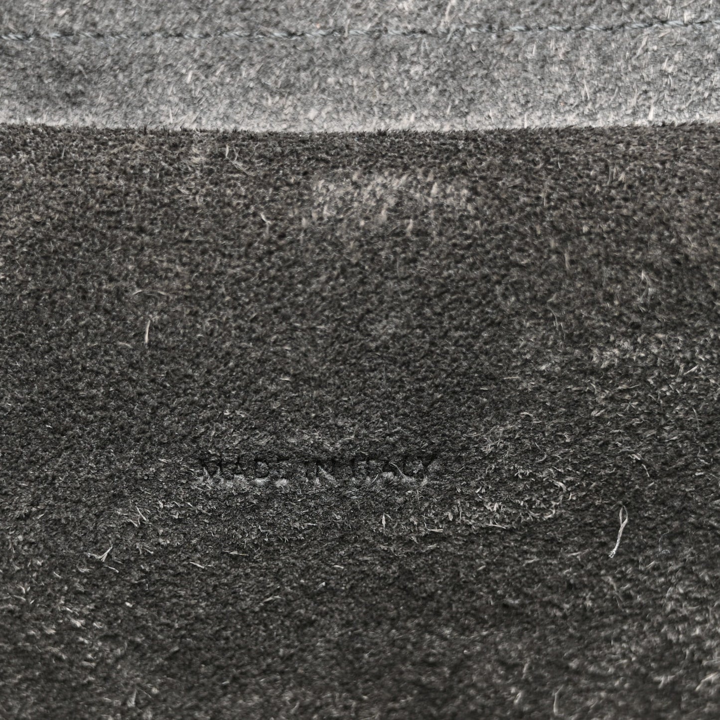 Grained Calfskin Mini Belt Bag Grey