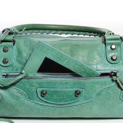 Balenciaga Chevre Classic Hardware Twiggy Seafoam 11 of 14