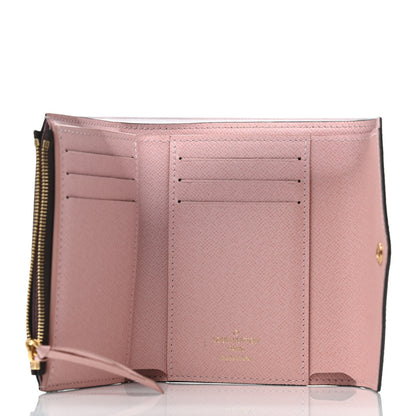 Louis Vuitton Damier Ebene Victorine Wallet Rose Ballerine 4 of 4