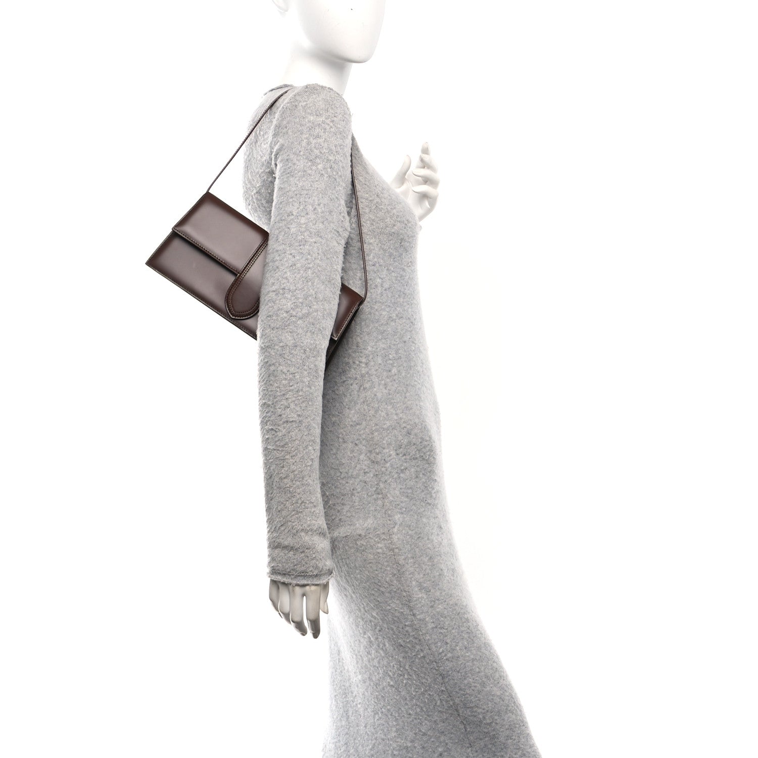 Jacquemus Smooth Calfskin Le Bambino Long Brown 2 of 10
