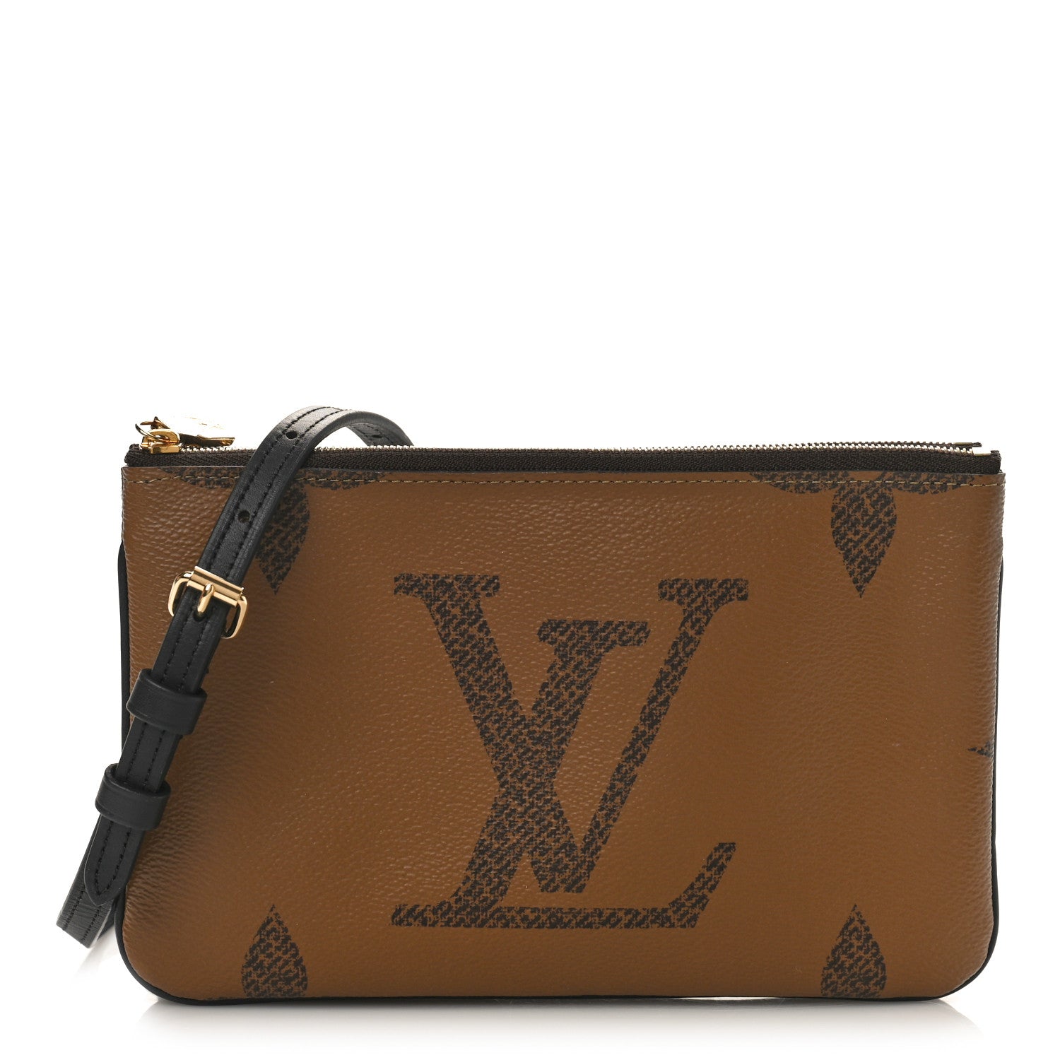 Louis Vuitton Reverse Monogram Giant Double Zip Pochette 1 of 8