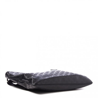 Gucci Imprime Monogram Medium Flat Messenger Bag Black 3 of 8