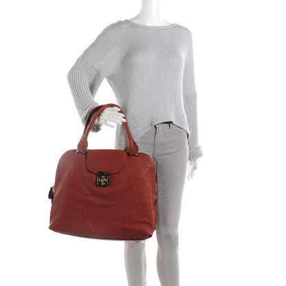 Chloe Buffalo Large Elsie Bowling Bag Whiskey 2 of 8