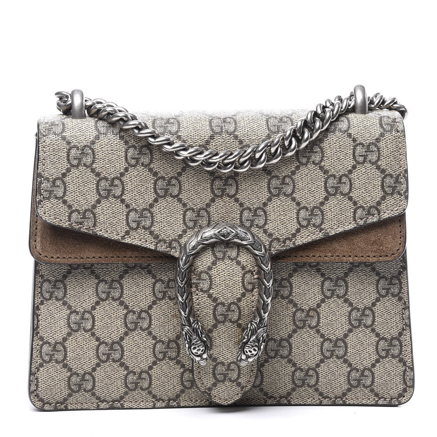 GG Supreme Monogram Mini Dionysus Shoulder Bag Taupe