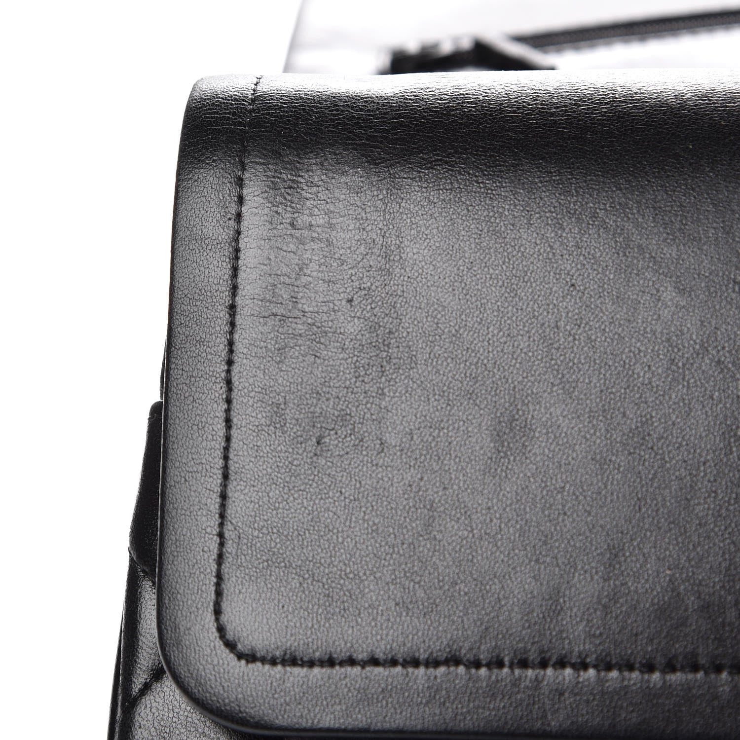 Chanel Lambskin Quilted Jumbo Double Flap Black 15 of 15