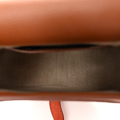 Chloe Suede Grained Calfskin Small Marcie Saddle Bag Tan 5 of 11