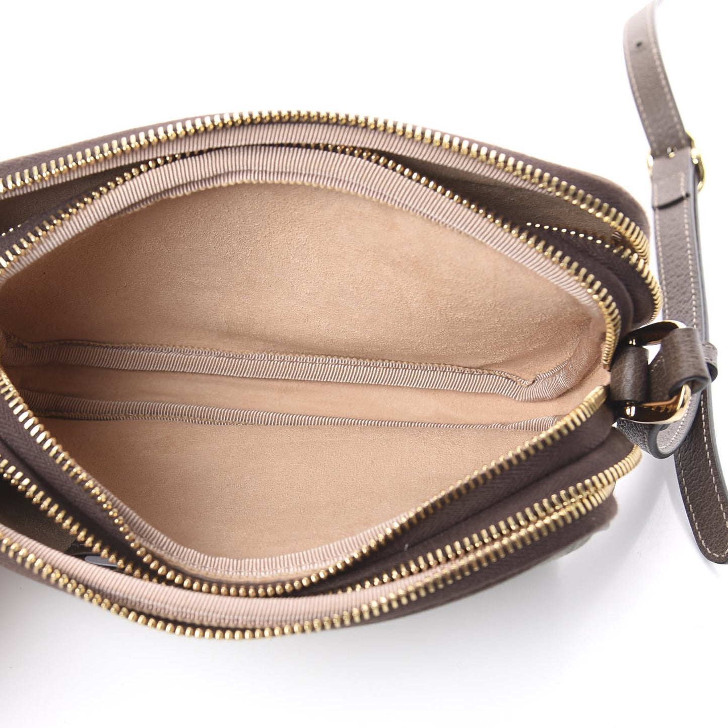 GG Supreme Monogram Web Mini Ophidia GG Bag Brown