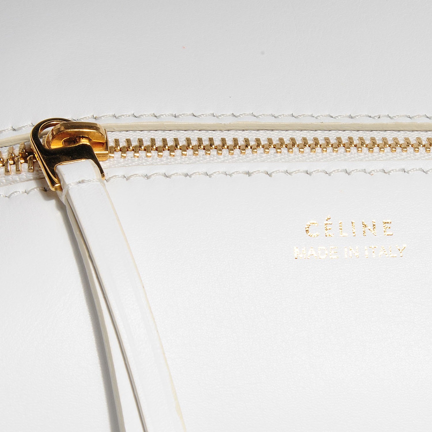Celine Smooth Calfskin Pony Hair Medium Tie Knot Tote Natural 5 of 8