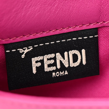 Fendi Snakeskin Tube Wallet on Chain Magenta 7 of 20