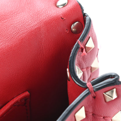 Valentino Garavani Nappa Small Rockstud Spike Shoulder Bag Rosso Valentino 10 of 10