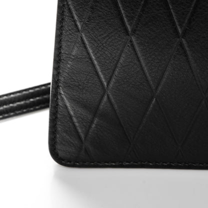 Chloe Calfskin Diamond Embossed Medium Faye Shoulder Bag Black 8 of 8