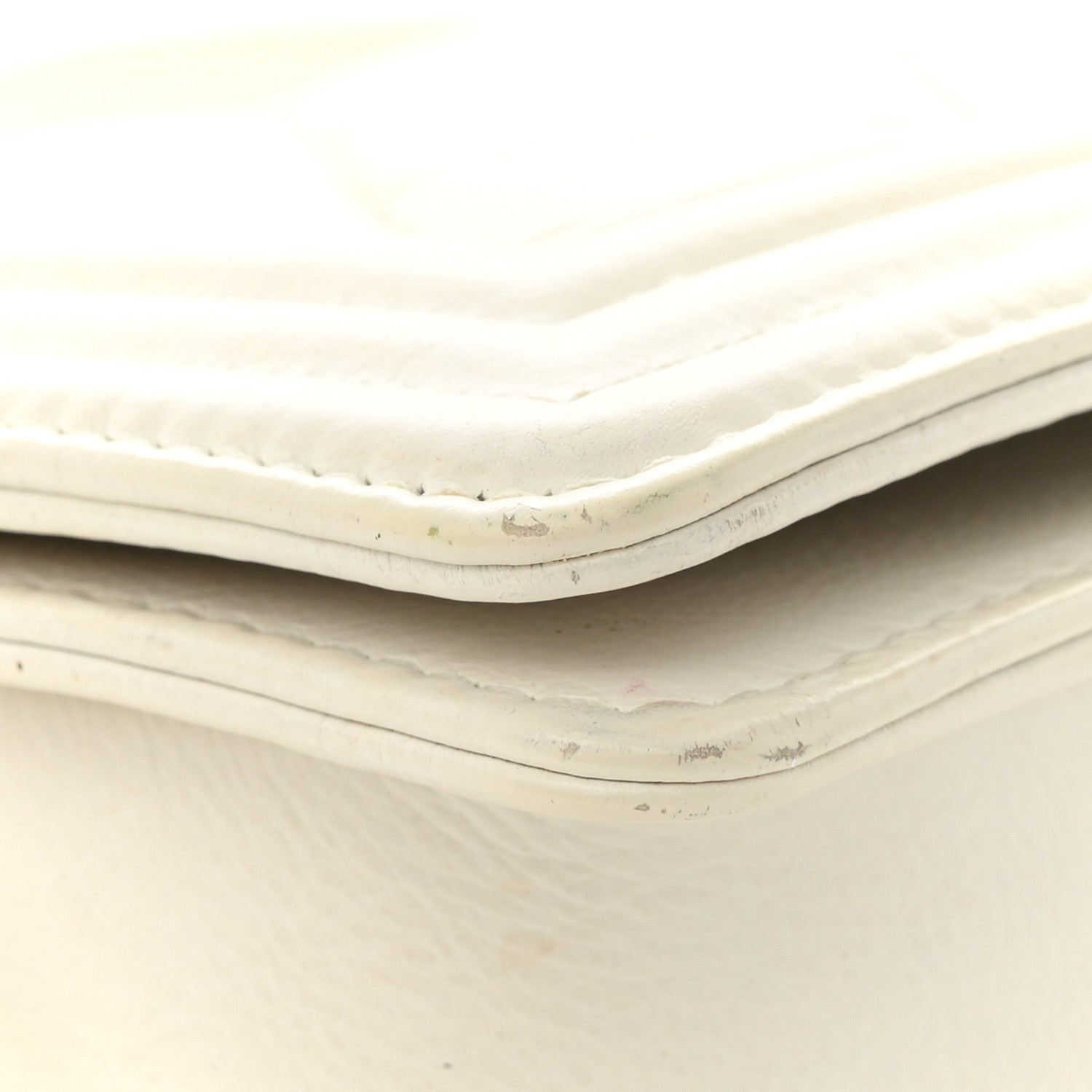 Chanel Calfskin Double Stitch Medium Boy Flap White 11 of 18