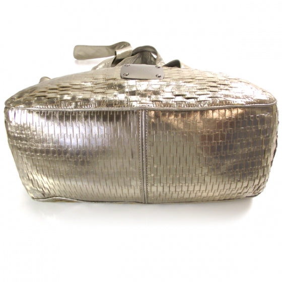 Slashed Leather Keeya Gold