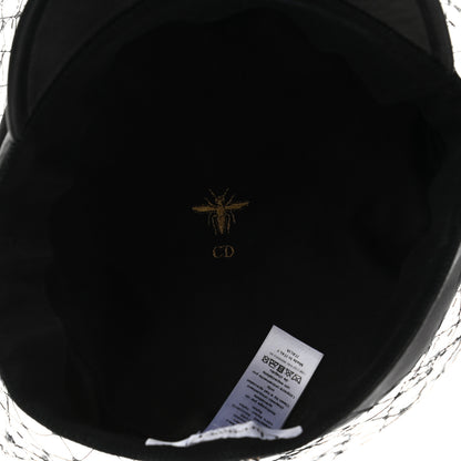 Christian Dior Lambskin Arty Cap with Veil 58 Black 7 of 10