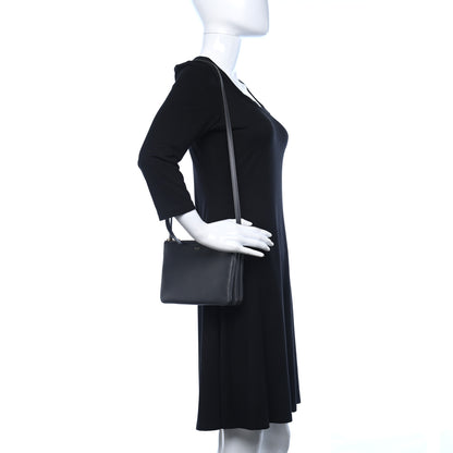 Celine Lambskin Small Trio Crossbody Bag Medium Grey 3 of 9