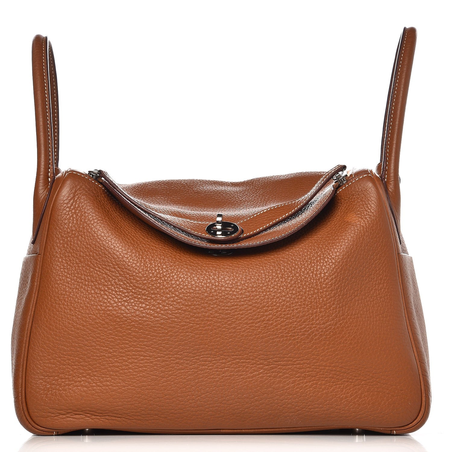 Hermes Taurillon Clemence Lindy 30 Gold 1 of 8