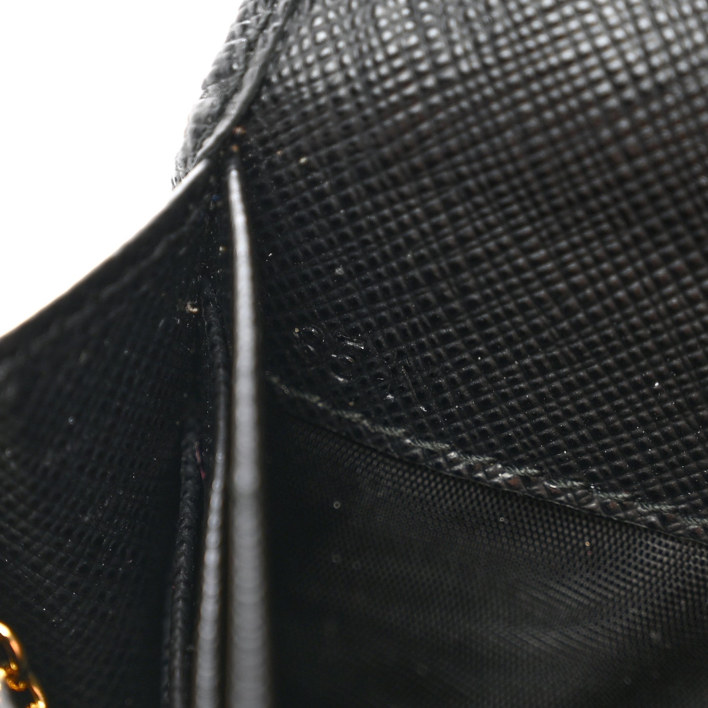 Saffiano Metal Continental Flap Travel Wallet Black